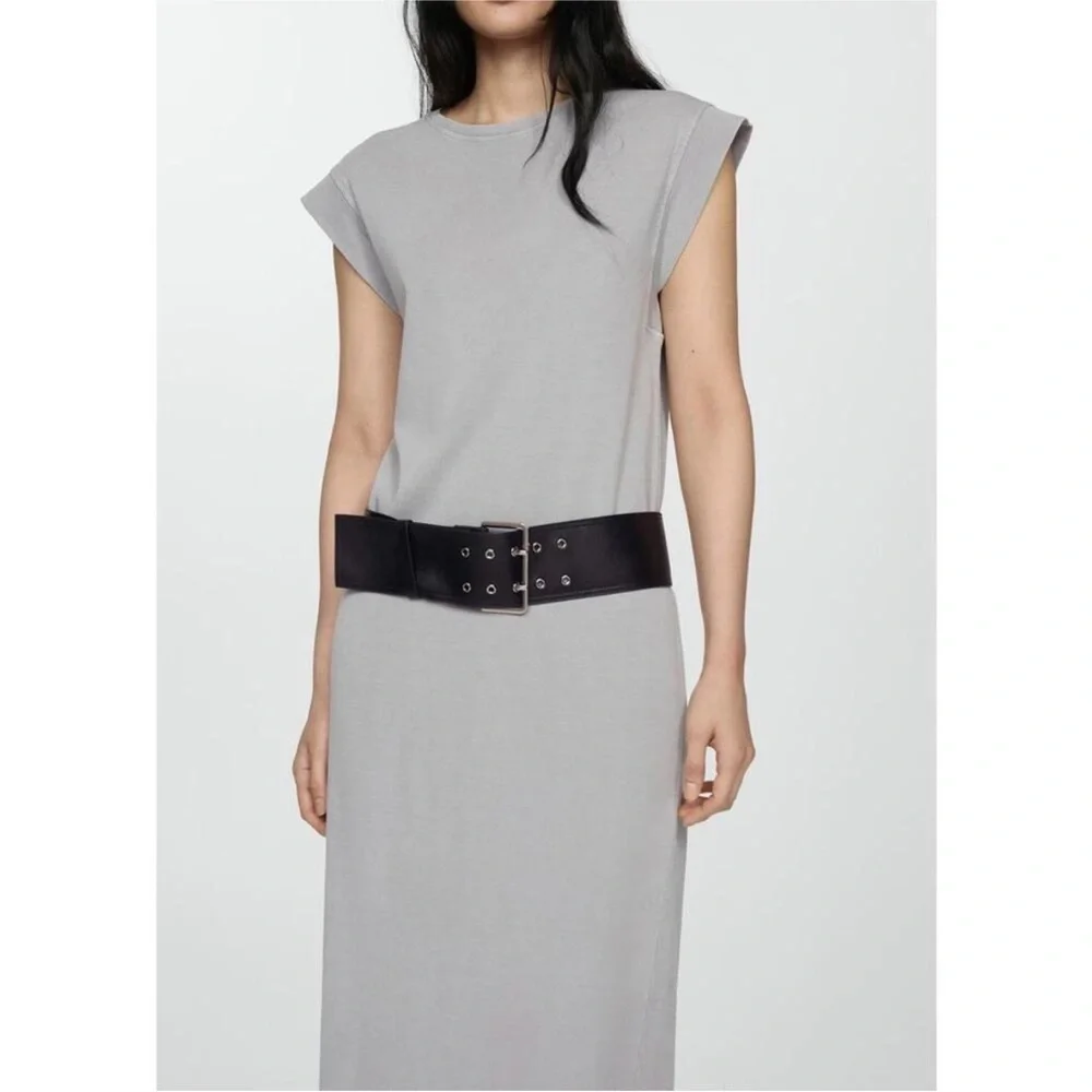 Mango Gray Maxi Dress - Picture 2 of 4
